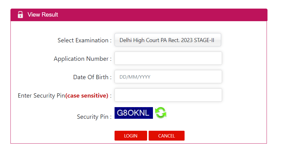 Delhi High Court Personal Assistant ( PA ) Result 2024 को केसे डाउनलोड करें ?
