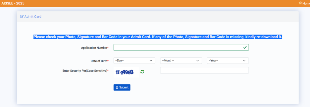 NTA AISSEE Admit Card 2025 को कैसे डाउनलोड करें?