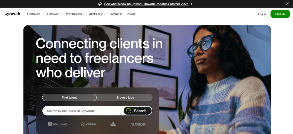 Upwork – Global Clients और High-Paying Projects