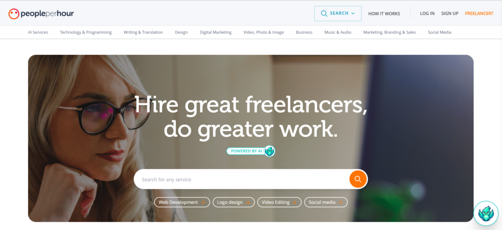 PeoplePerHour – Hourly और Fixed-Price Projects