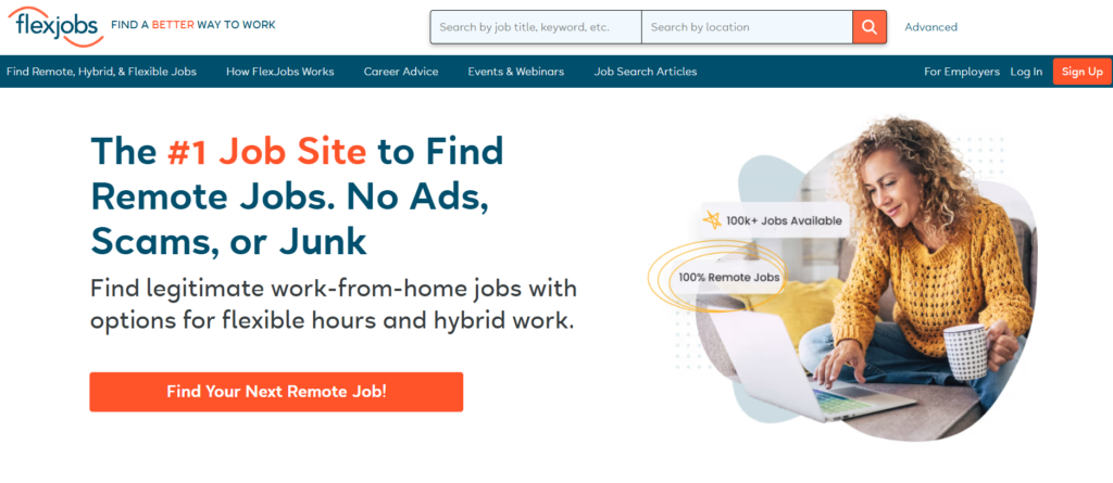 FlexJobs – Verified और Scam-Free Freelance Jobs